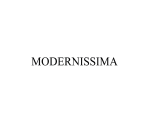 MODERNISSIMA